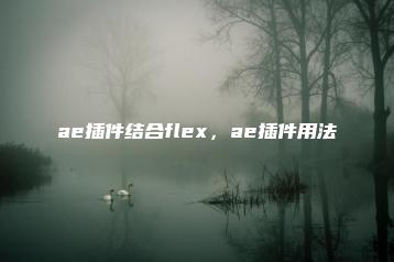 ae插件结合flex，ae插件用法 | ae插件合集