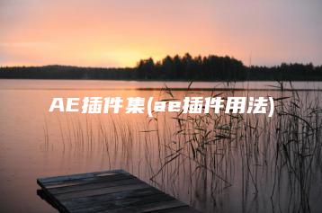 AE插件集(ae插件用法) | ae插件合集