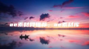 ae素材网推荐，ae素材库 | ae插件合集