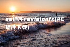 ae插件revisionfx(AE插件下载) | ae插件合集