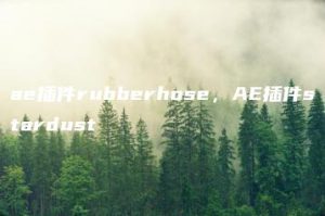 ae插件rubberhose，AE插件stardust | ae插件合集