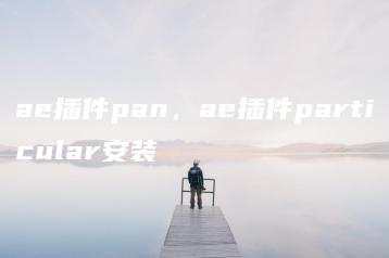 ae插件pan，ae插件particular安装 | ae插件合集