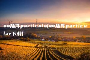 ae插件particula(ae插件particular下载) | ae插件合集