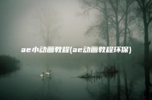 ae小动画教程(ae动画教程环保) | ae插件合集
