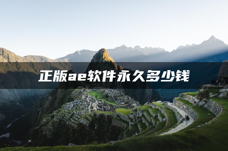 图片[1] | 正版ae软件永久多少钱 | ae插件合集