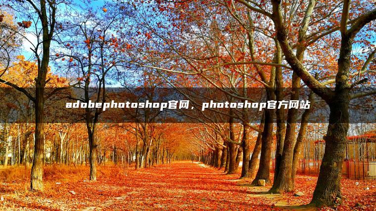 adobephotoshop官网，photoshop官方网站
