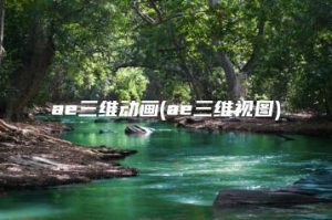 ae三维动画(ae三维视图) | ae插件合集