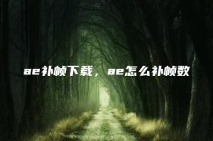 ae补帧下载，ae怎么补帧数 | ae插件合集