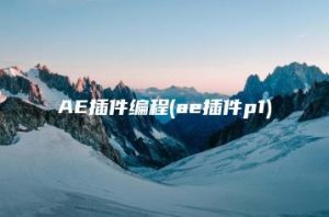 AE插件编程(ae插件p1) | ae插件合集