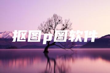 抠图p图软件 | ae插件合集