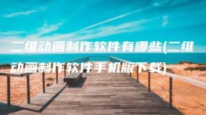 二维动画制作软件有哪些(二维动画制作软件手机版下载) | ae插件合集
