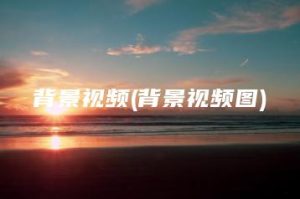背景视频(背景视频图) | ae插件合集