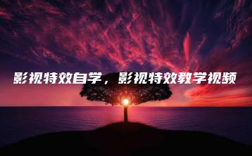 影视特效自学，影视特效教学视频 | ae插件合集