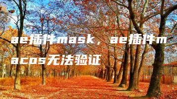ae插件mask，ae插件macos无法验证 | ae插件合集