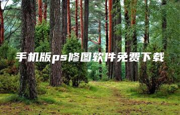 手机版ps修图软件免费下载 | ae插件合集