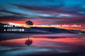 adobe after effects cc2017，Adobe after effects CC2017安装 | ae插件合集