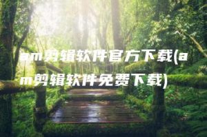 am剪辑软件官方下载(am剪辑软件免费下载) | ae插件合集