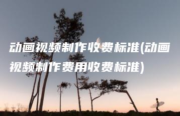 动画视频制作收费标准(动画视频制作费用收费标准) | ae插件合集