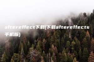 aftereffect下载(下载aftereffects手机版) | ae插件合集