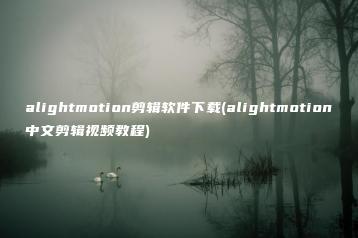 alightmotion剪辑软件下载(alightmotion中文剪辑视频教程) | ae插件合集