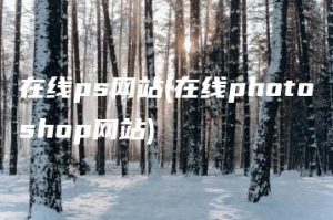 在线ps网站(在线photoshop网站) | ae插件合集