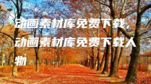 动画素材库免费下载，动画素材库免费下载人物 | ae插件合集