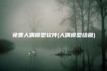 免费人偶模型软件(人偶模型绘画) | ae插件合集