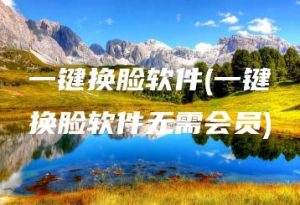 一键换脸软件(一键换脸软件无需会员) | ae插件合集