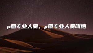 p图专业人员，p图专业人员叫啥 | ae插件合集