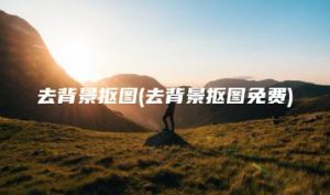 去背景抠图(去背景抠图免费) | ae插件合集