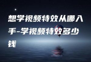 想学视频特效从哪入手-学视频特效多少钱 | ae插件合集