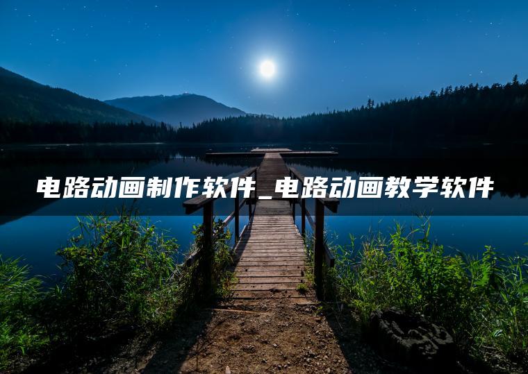 电路动画制作软件_电路动画教学软件