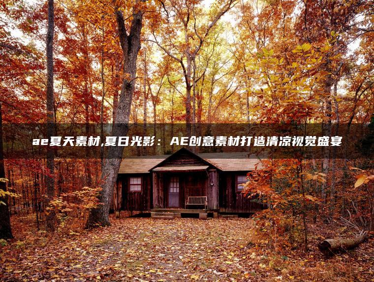 ae夏天素材,夏日光影：AE创意素材打造清凉视觉盛宴