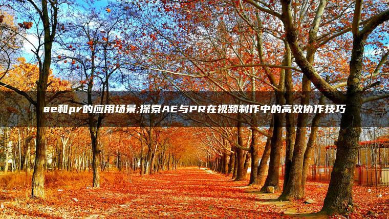 ae和pr的应用场景;探索AE与PR在视频制作中的高效协作技巧