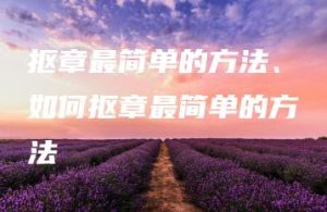 抠章最简单的方法、如何抠章最简单的方法 | ae插件合集