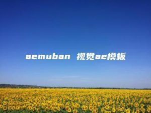 aemuban 视觉ae模板 | ae插件合集
