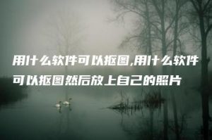 用什么软件可以抠图,用什么软件可以抠图然后放上自己的照片 | ae插件合集