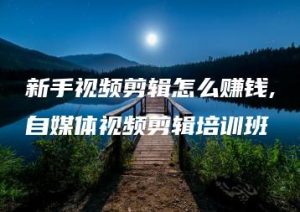 新手视频剪辑怎么赚钱,自媒体视频剪辑培训班 | ae插件合集