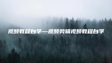 视频教程自学—视频剪辑视频教程自学 | ae插件合集