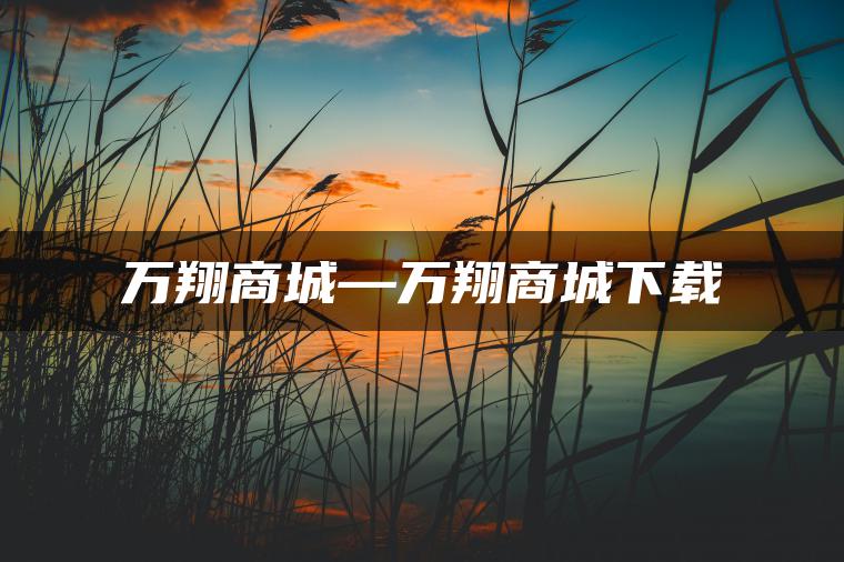 万翔商城—万翔商城下载