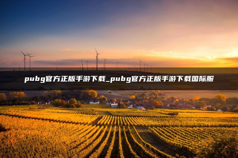 图片[1] | pubg官方正版手游下载_pubg官方正版手游下载国际服 | ae插件合集