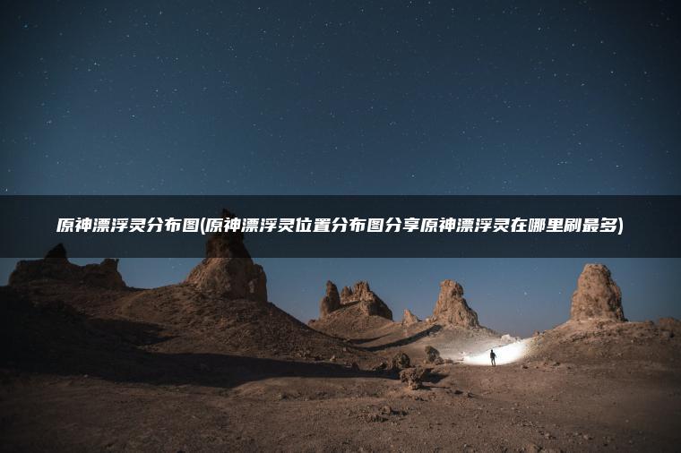 原神漂浮灵分布图(原神漂浮灵位置分布图分享原神漂浮灵在哪里刷最多)