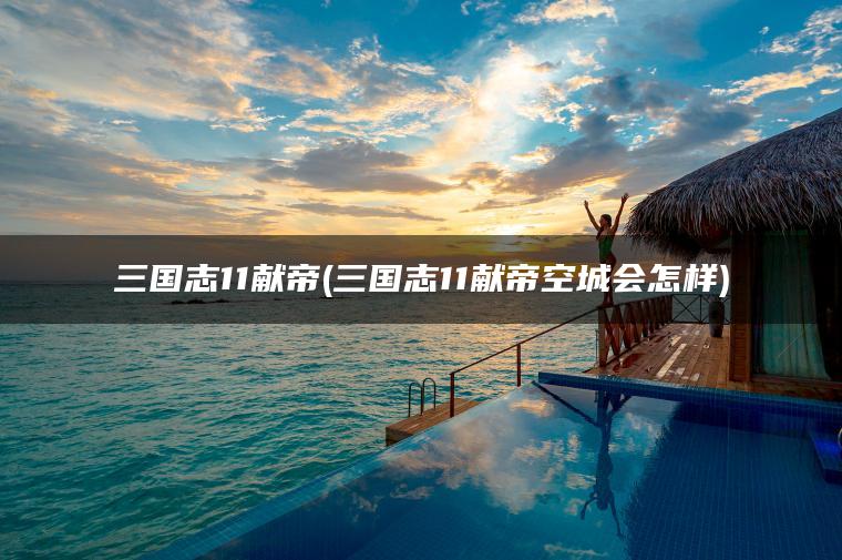 三国志11献帝(三国志11献帝空城会怎样)