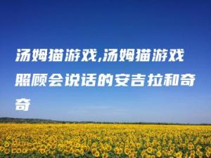 汤姆猫游戏,汤姆猫游戏照顾会说话的安吉拉和奇奇 | ae插件合集