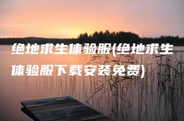 绝地求生体验服(绝地求生体验服下载安装免费) | ae插件合集