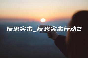 反恐突击_反恐突击行动2 | ae插件合集