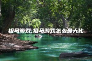 祖马游戏;祖马游戏怎么最大化 | ae插件合集