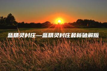 蓝精灵村庄—蓝精灵村庄最新破解版 | ae插件合集