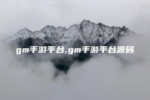 gm手游平台,gm手游平台源码 | ae插件合集