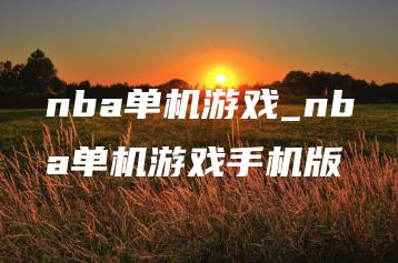 nba单机游戏_nba单机游戏手机版 | ae插件合集
